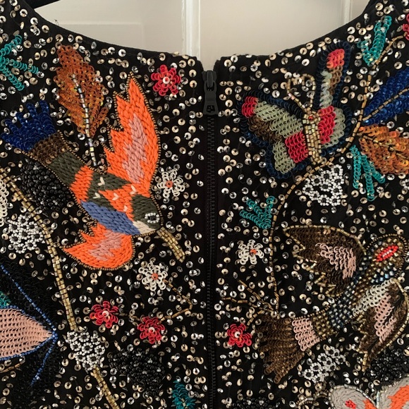 alice + olivia beaded Ellen dress, size 4 - Picture 6 of 8